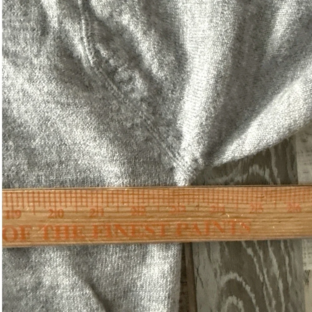 GAP Mens Vintage Minimalist Wool Crewneck Sweater XL Gray Long Sleeve Ribbed